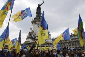 Protest in support of the independence of Kabylia - Paris