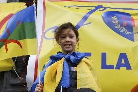 Protest in support of the independence of Kabylia - Paris