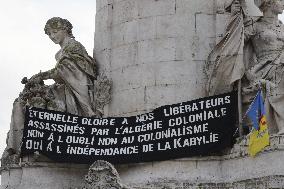 Protest in support of the independence of Kabylia - Paris