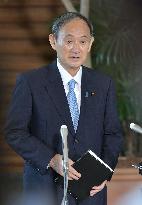 Japan PM Suga rules out lower house dissolution