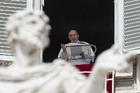 Pope Francis Delivers Regina Caeli - Vatican