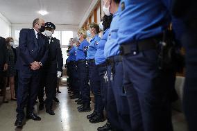 Eric Dupond-Moretti visit to Bordeaux-Gradignan penitentiary center