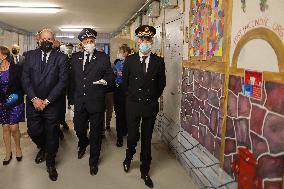 Eric Dupond-Moretti visit to Bordeaux-Gradignan penitentiary center