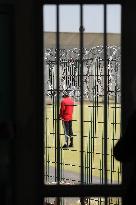 Eric Dupond-Moretti visit to Bordeaux-Gradignan penitentiary center