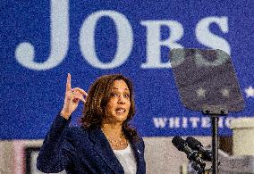 VP Harris Pitches Infrastructure Plan - North Carolina