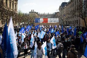 Police Union Protest - Paris