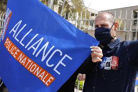 Police Union Protest - Montpellier