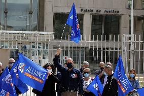 Police Union Protest - Montpellier