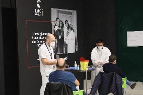 Cinecitta Turns Vaccination Centre - Rome