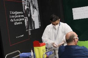 Cinecitta Turns Vaccination Centre - Rome