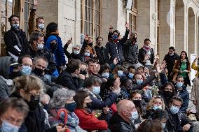 The Intermittents Of The Show Occupy The 104 - Paris