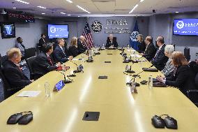 President Biden receives briefing on the Atlantic Ocean hurricane outlook