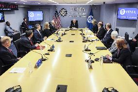 President Biden receives briefing on the Atlantic Ocean hurricane outlook