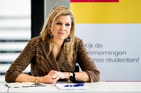 Queen Maxima Visits University of Applied Sciences - Rotterdam