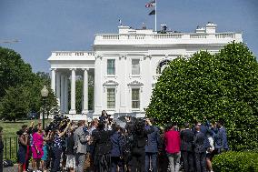 Members of the George Floyd family Meet with President Biden andVice President Kamala Harris