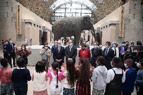 PM Castex Visits The Orsay Museum - Paris