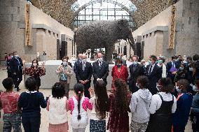 PM Castex Visits The Orsay Museum - Paris