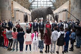 PM Castex Visits The Orsay Museum - Paris