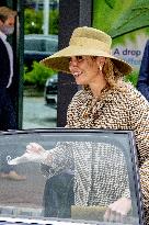 Queen Maxima Visits Leather Company - Netherlands