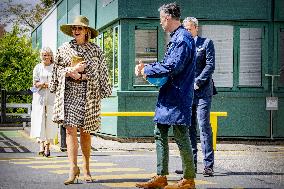 Queen Maxima Visits Leather Company - Netherlands