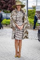 Queen Maxima Visits Leather Company - Netherlands