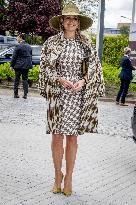 Queen Maxima Visits Leather Company - Netherlands