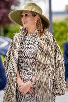 Queen Maxima Visits Leather Company - Netherlands