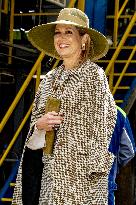 Queen Maxima Visits Leather Company - Netherlands