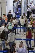 Mexico City Airport Full During Yellow Alert By Covid-19