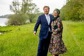 Royal Couple Visit Nationaal Park - North-Limburg