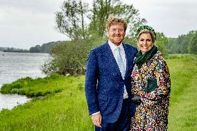 Royal Couple Visit Nationaal Park - North-Limburg