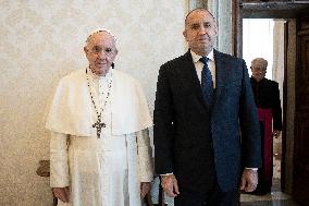 Pope Francis Meets President of the Republic of Bulgaria - Vatican