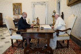 Pope Francis Meets President of the Republic of Bulgaria - Vatican