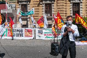 Alitalia Workers Demonstration - Rome