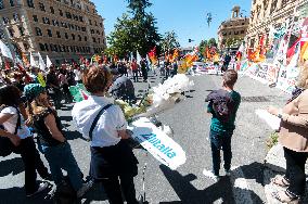 Alitalia Workers Demonstration - Rome