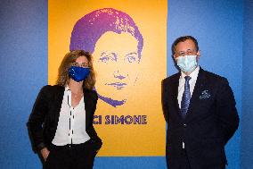 Opening of the exhibition Nous vous aimons Madame Simone Veil 1927-2017 Paris