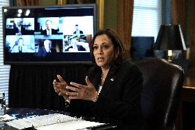 Kamala Harris on the Northern Triangle economy - Washington