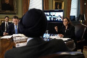 Kamala Harris on the Northern Triangle economy - Washington