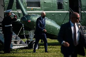 President Biden Returns To The White House - Washington
