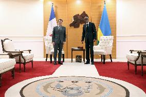 Macron And Kagame Meet - Kigali