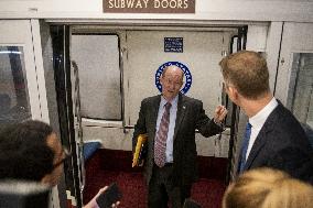 Senate Vote At The US Capitol - Washington