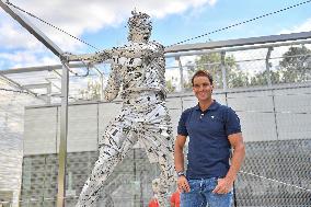 Nadal Statue Unveiled At Roland Garros - Paris