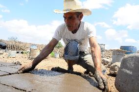 Production Of Clay Blocks - Mexico