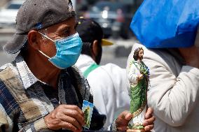 Faithful Celebrate St. Jude Thaddeus - Mexico