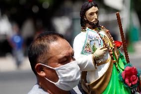 Faithful Celebrate St. Jude Thaddeus - Mexico