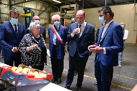 French PM Jean Castex in Sisteron - France