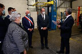 French PM Jean Castex in Sisteron - France