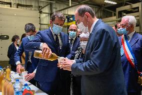 French PM Jean Castex in Sisteron - France