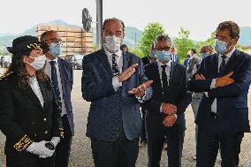 French PM Jean Castex in Sisteron - France