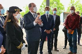 French PM Jean Castex in Sisteron - France